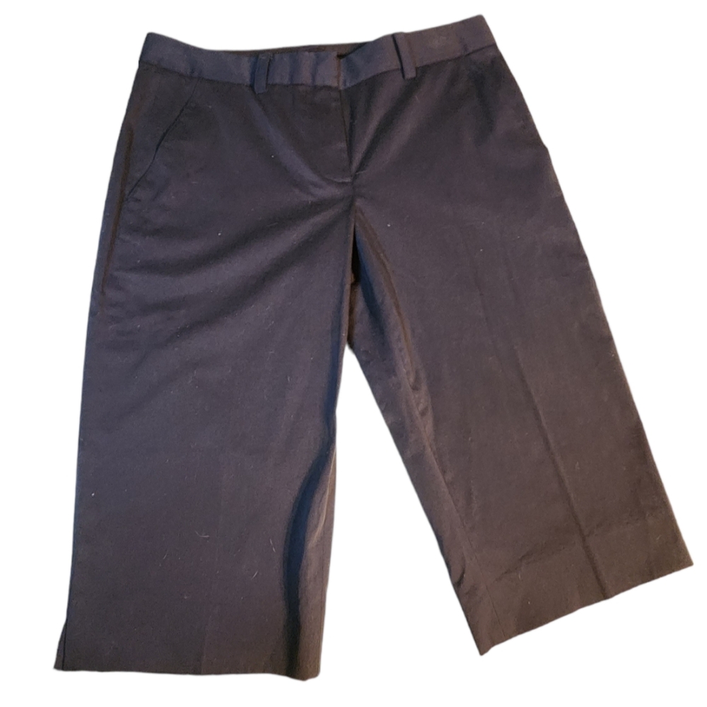 NWT Dkny Shorts Long Bermuda Style Dark Navy Blue Womens Size 4